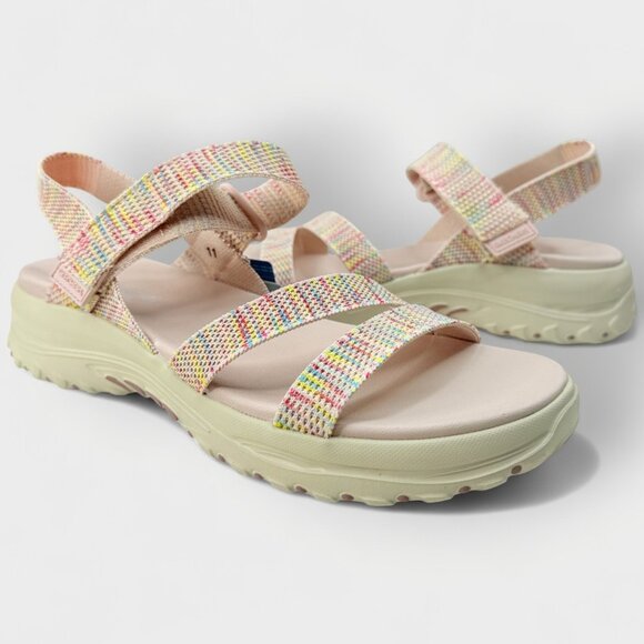 Skechers Reggae Bound 163681 Women’s Sandals 11M Natural/Tan Slingback - Picture 9 of 15